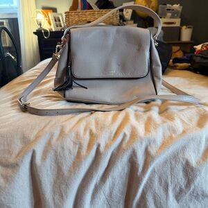 Kate Spade Light Gray Crossbody Bag